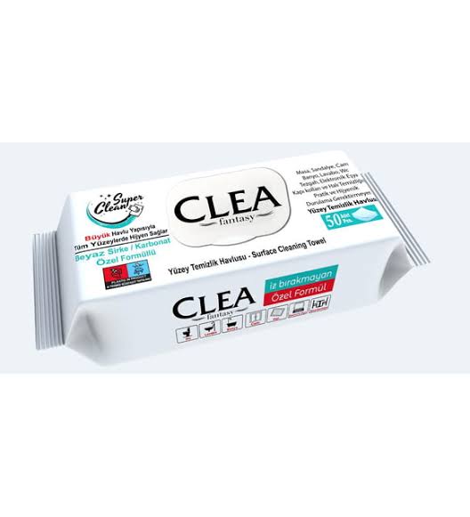 CLEAN YÜZEY TEMİZLİK HAVLUSU 100LÜ *12