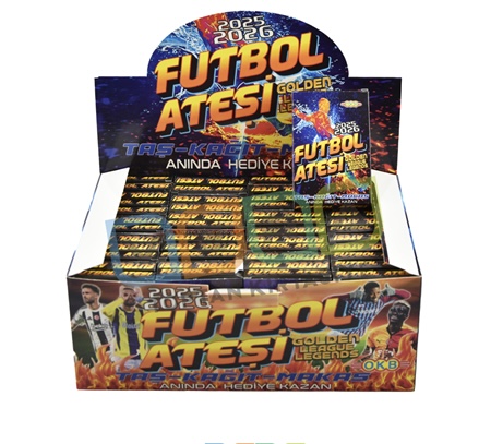 FUTBOL ATEŞİ KUTULU KART *48