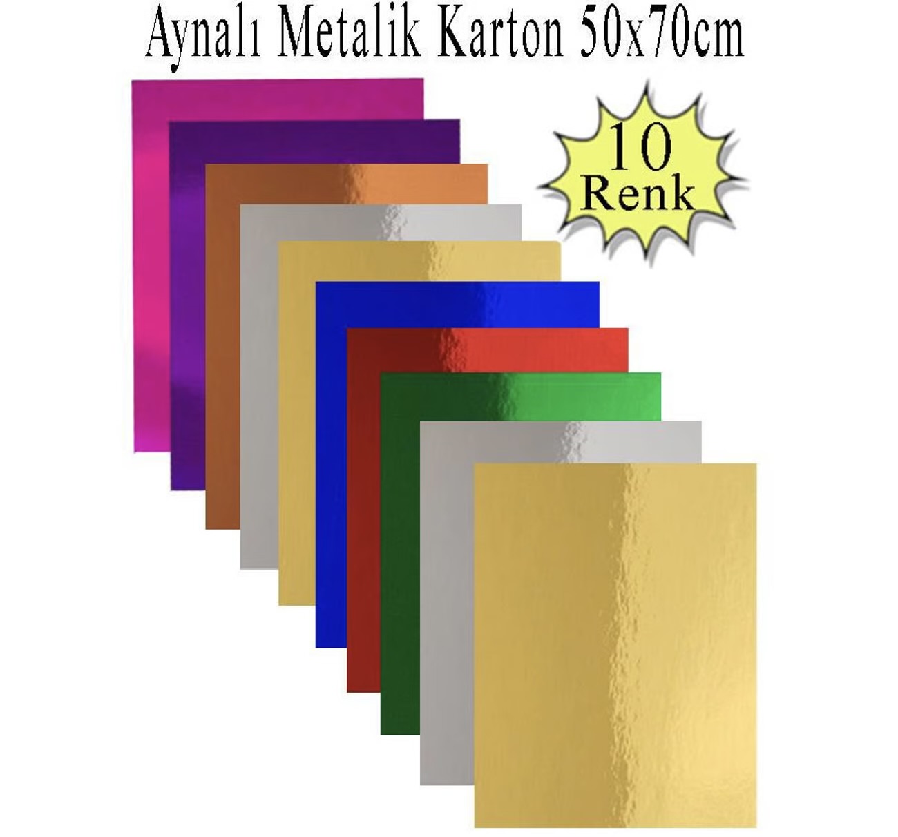 TGB FON KARTON METALİK 50X70 *10