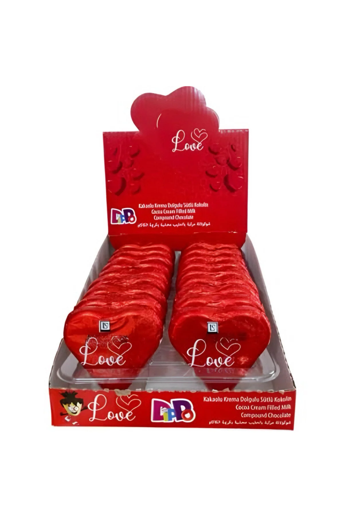 DİPPO KALP ÇİKOLATA BÜYÜK *18