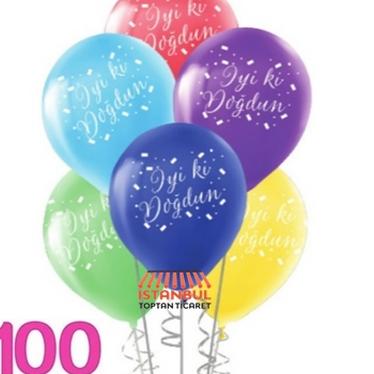 GEMAR İYİ Kİ DOĞDUN BALON *100