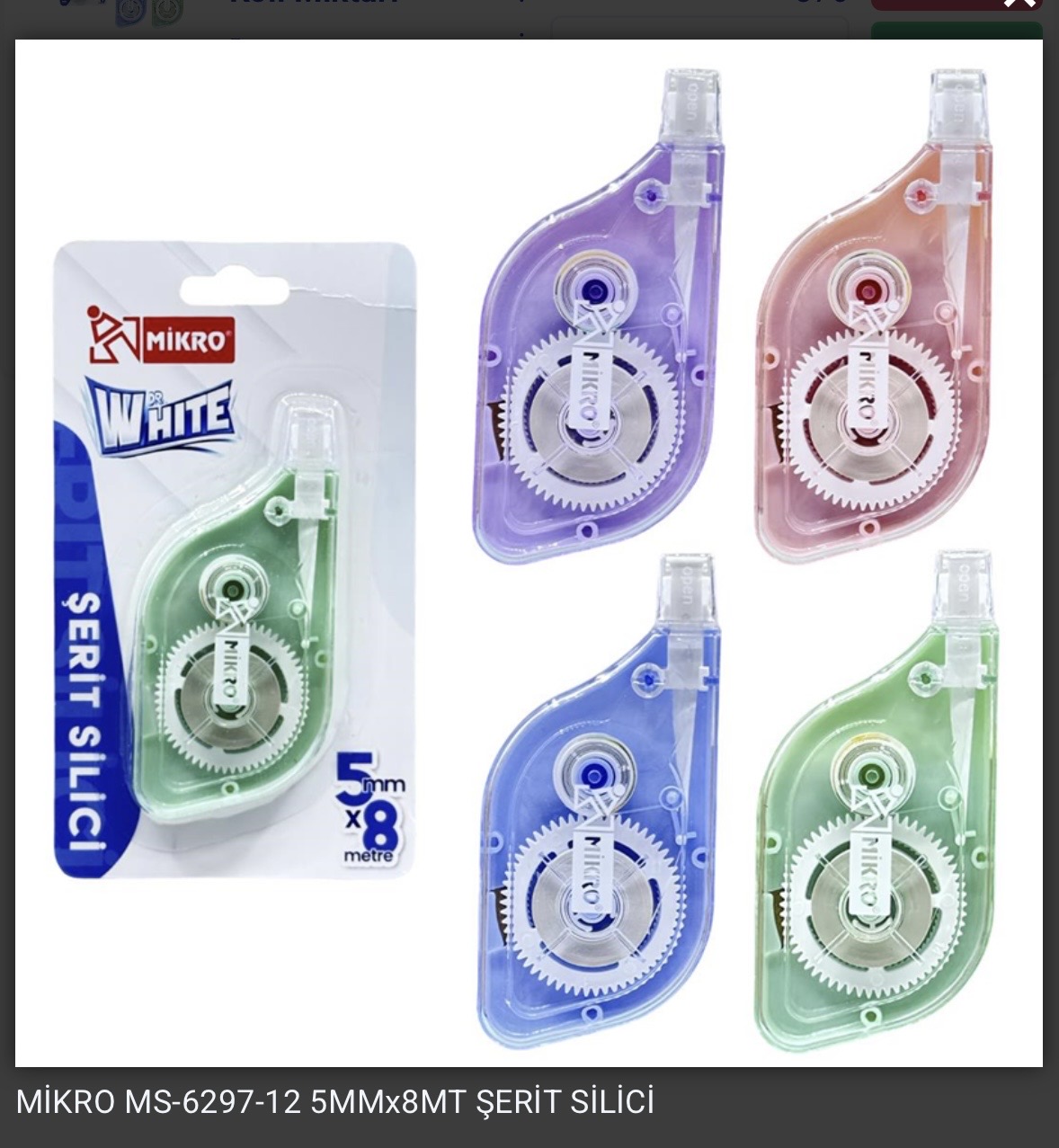 MİKRO ŞERİT DAKSİL *12