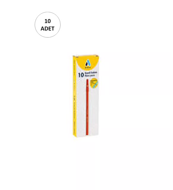 ADEL KIRMIZI KEÇELİ KALEM *10