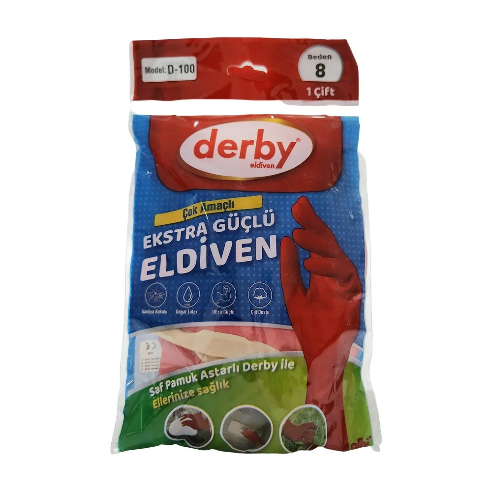 DERBY BULAŞIK ELDİVEN NO 8 *30