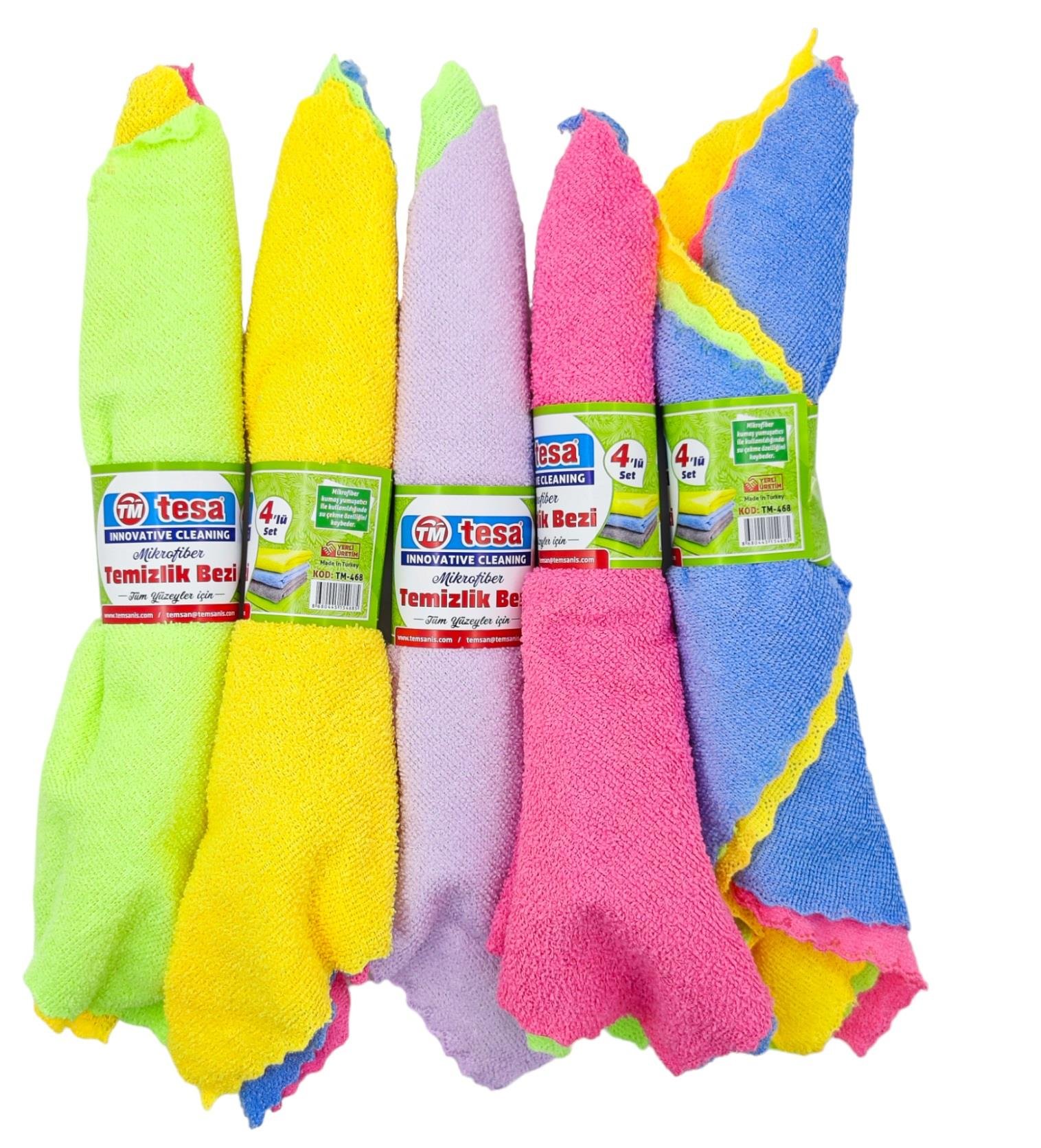 TEMSA 4LÜ MİKROFİBER BEZ *12