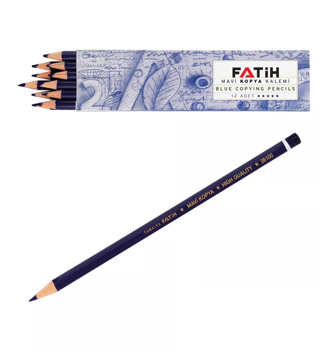 FATİH KOPYA KALEMİ MAVİ *12