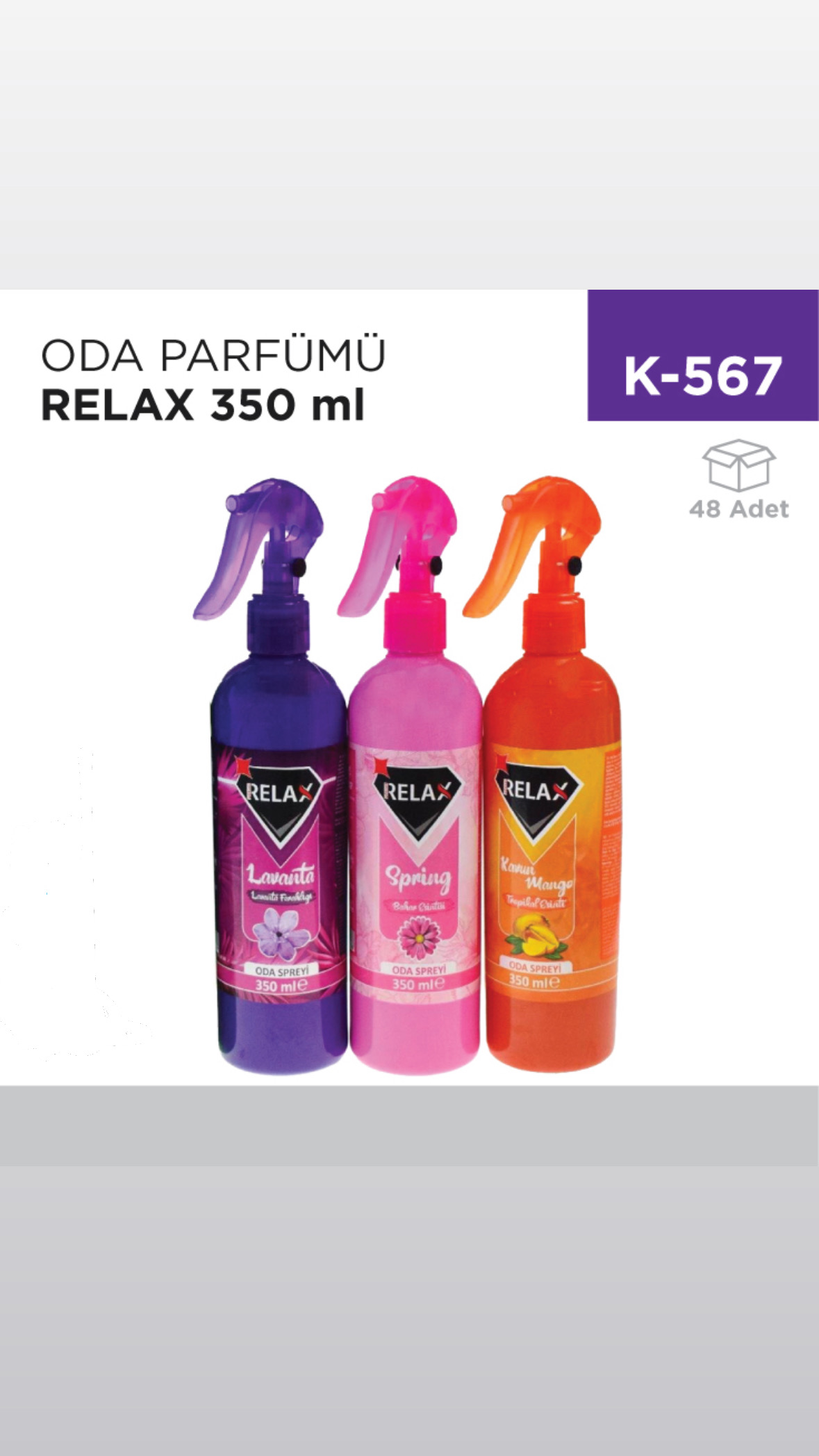 RELAX ODA SPREYİ 350ML *12
