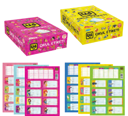 U-4 DEFTER ETİKETİ KIZ *100