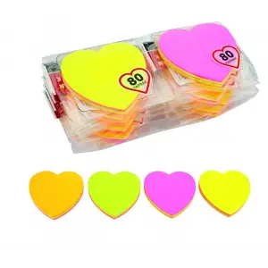 TGB POSTİT NOT KAĞIT KALPLİ *12