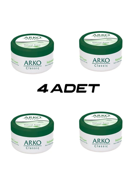 ARKO YAĞLI KREM KASE 150ML *4