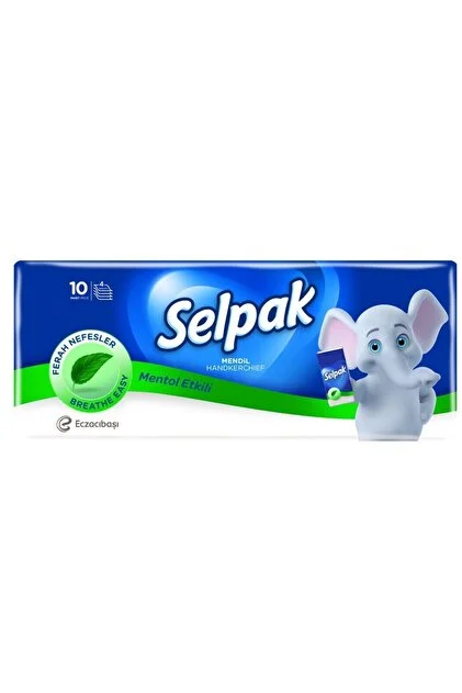SELPAK MENTOLLÜ CEP MENDİLİ *10