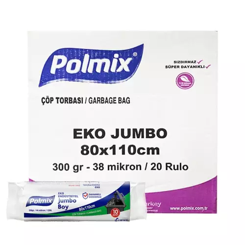 POLMİX EKO. END. JUMBO ÇÖP POŞET 300GR*20