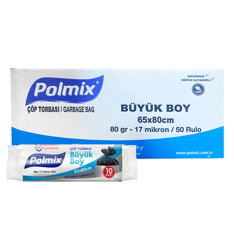 POLMİX BÜYÜK ÇÖP POŞET *50