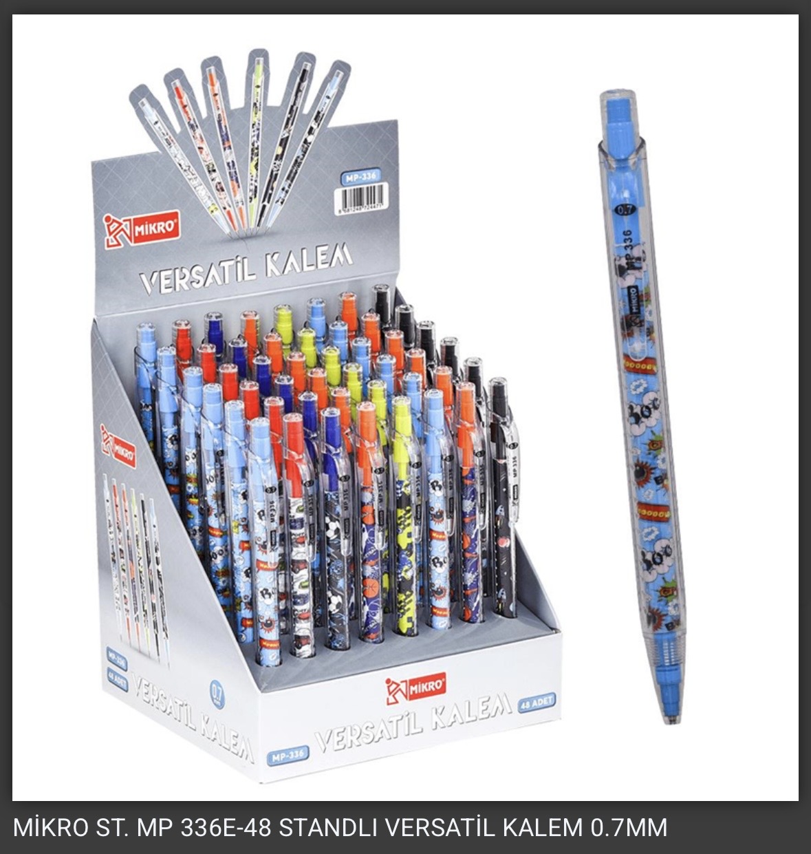 MİKRO VERSATİL KALEM 0 7 MM KOD 336 *48