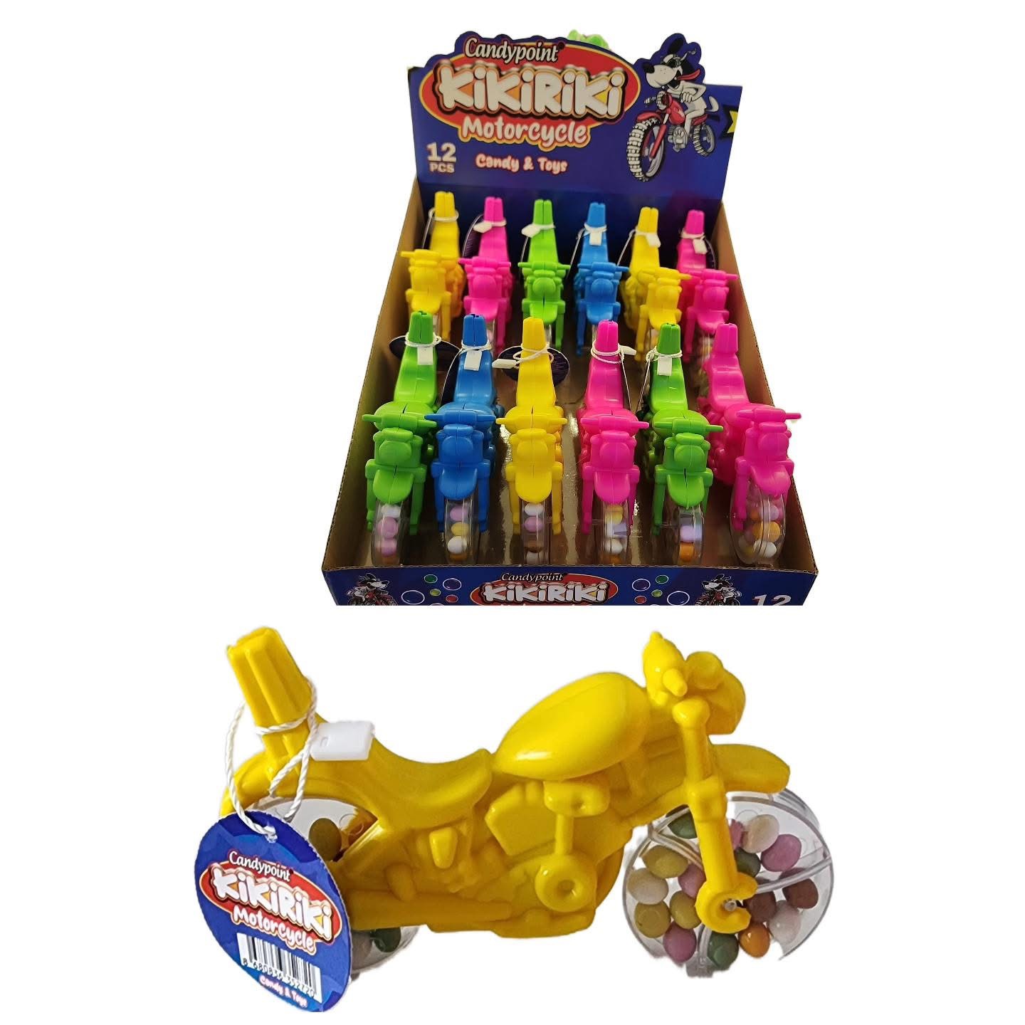 CANDYPOİNT KİKİRİKİ MOTOR DRAJE ŞEKER *12