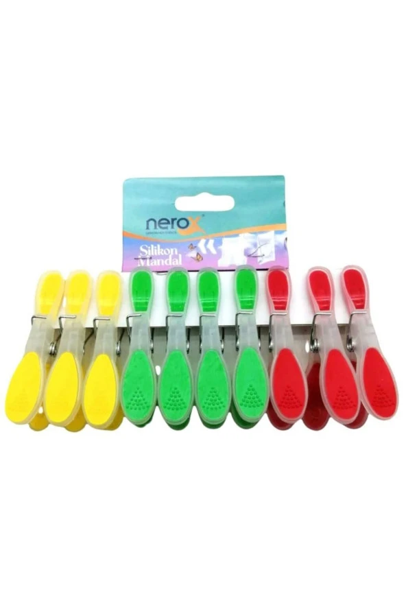 NEROX SİLİKON MANDAL 10LU