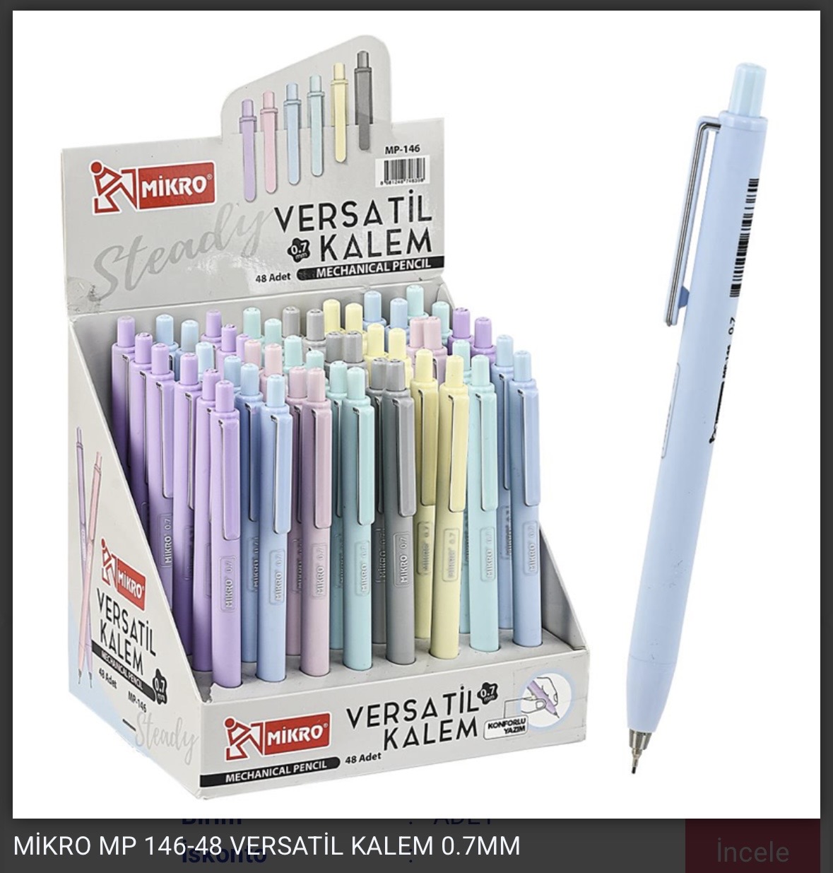 MİKRO VERSATİL KALEM MP-146 *48