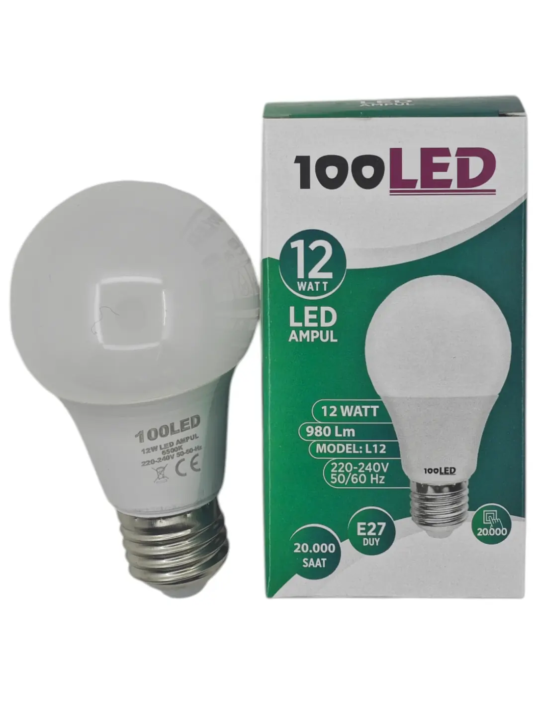 100LED 12W LED AMPUL *10