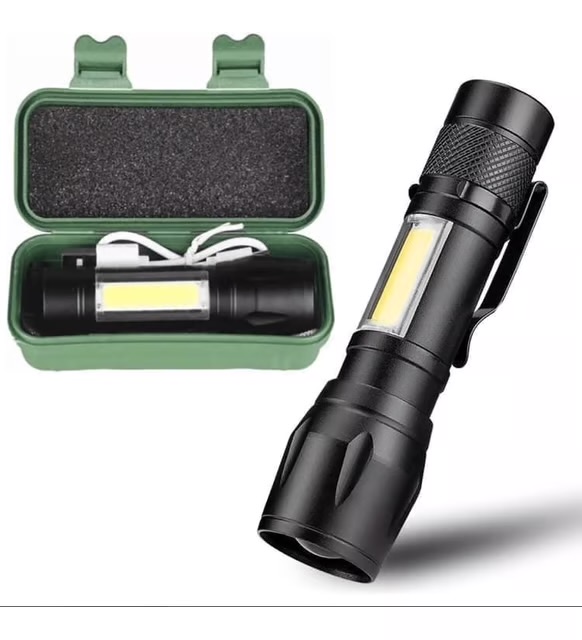 TGB METAL ZOOMLU ŞARJLI EL FENERİ TGB-8100