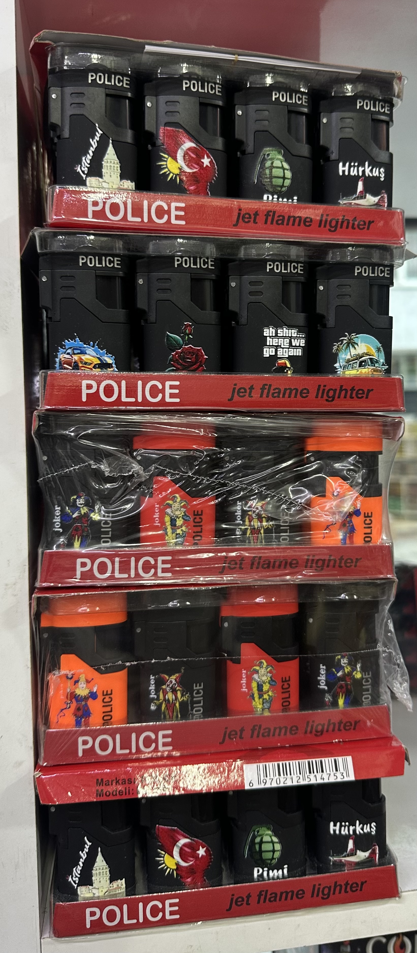 POLİCE 106 REZİSTANSLI ÇAKMAK *20