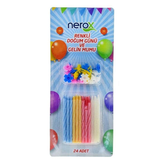 NEROX DOĞUM GÜNÜ MUMU *12