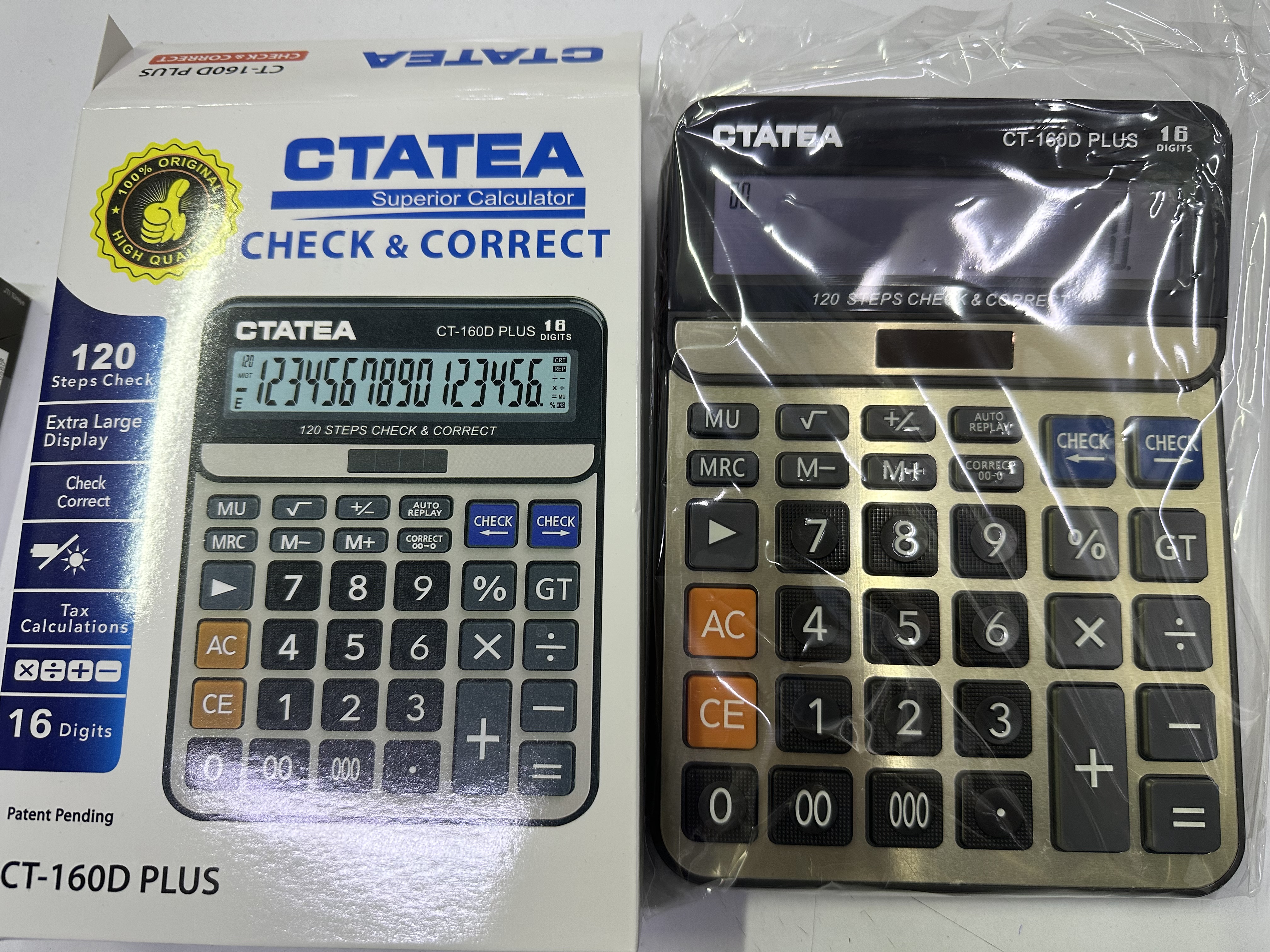 CTATEA HESAP MAKİNASI CT-160D PLUS