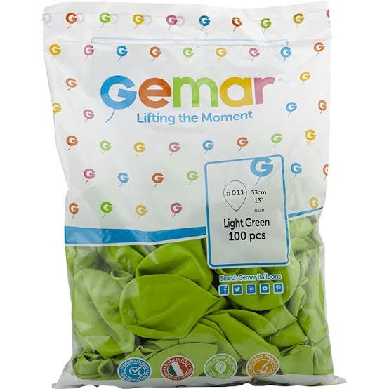 GEMAR METALİK YEŞİL BALON *100