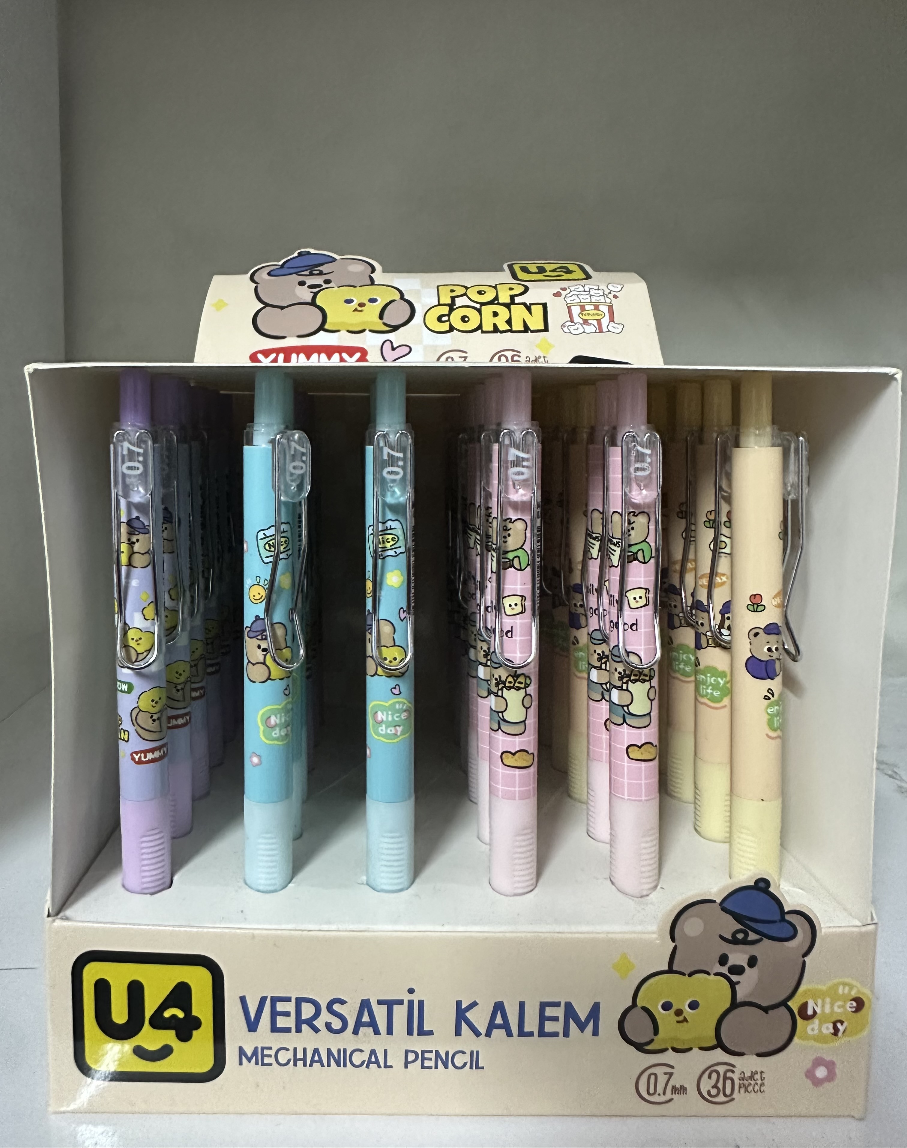 U-4 VERSATİL KALEM POPCORN KOD 3580 *36