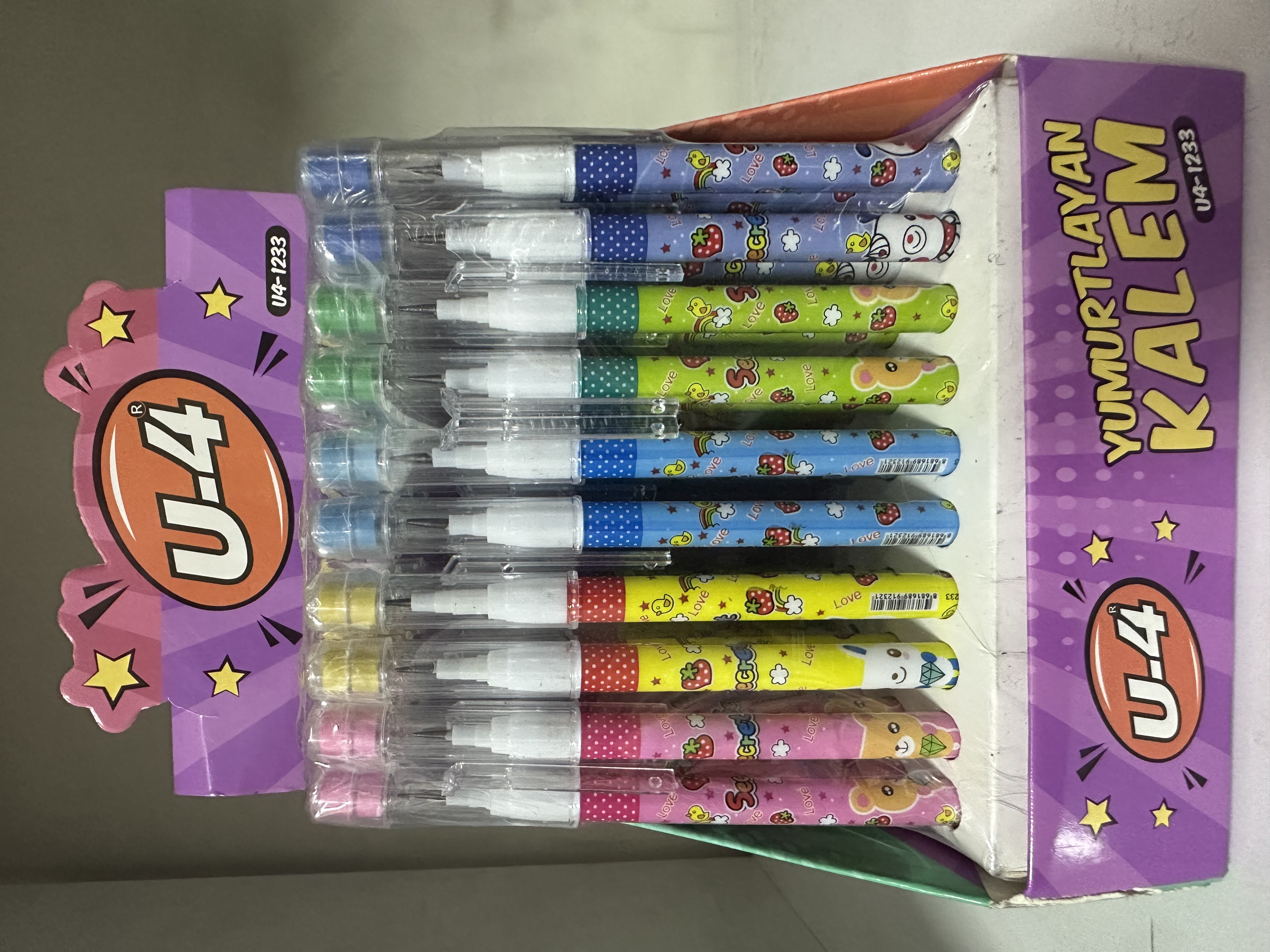 U-4 YUMURTLAYAN KALEM KOD 1233 *50