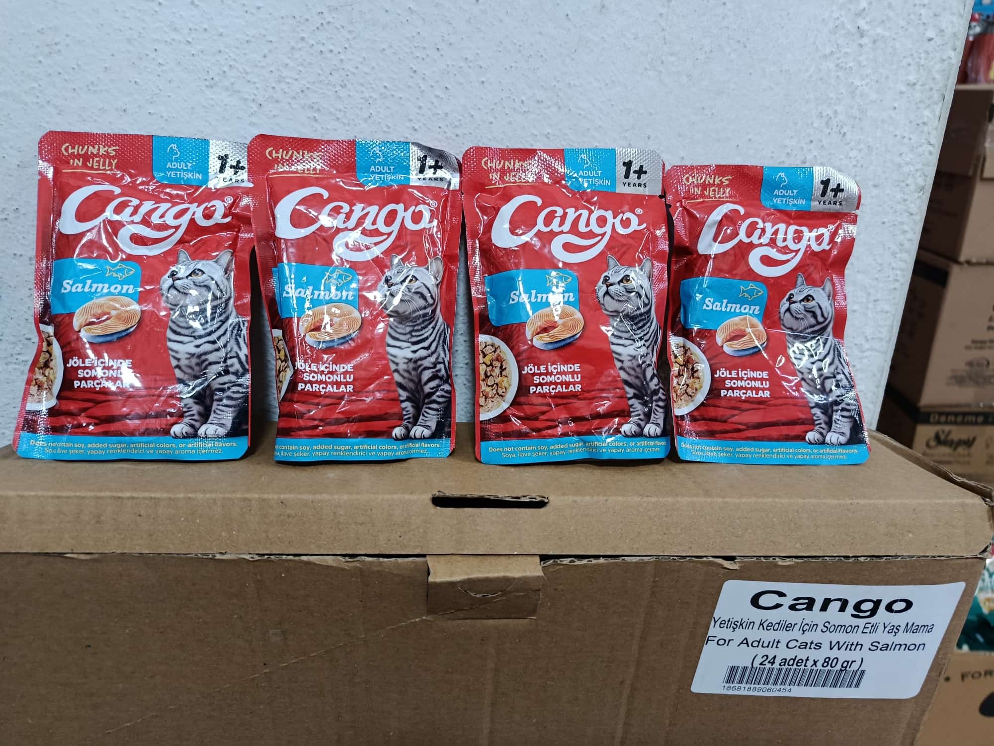 CANGO KEDİ MAMASI 80GR *24