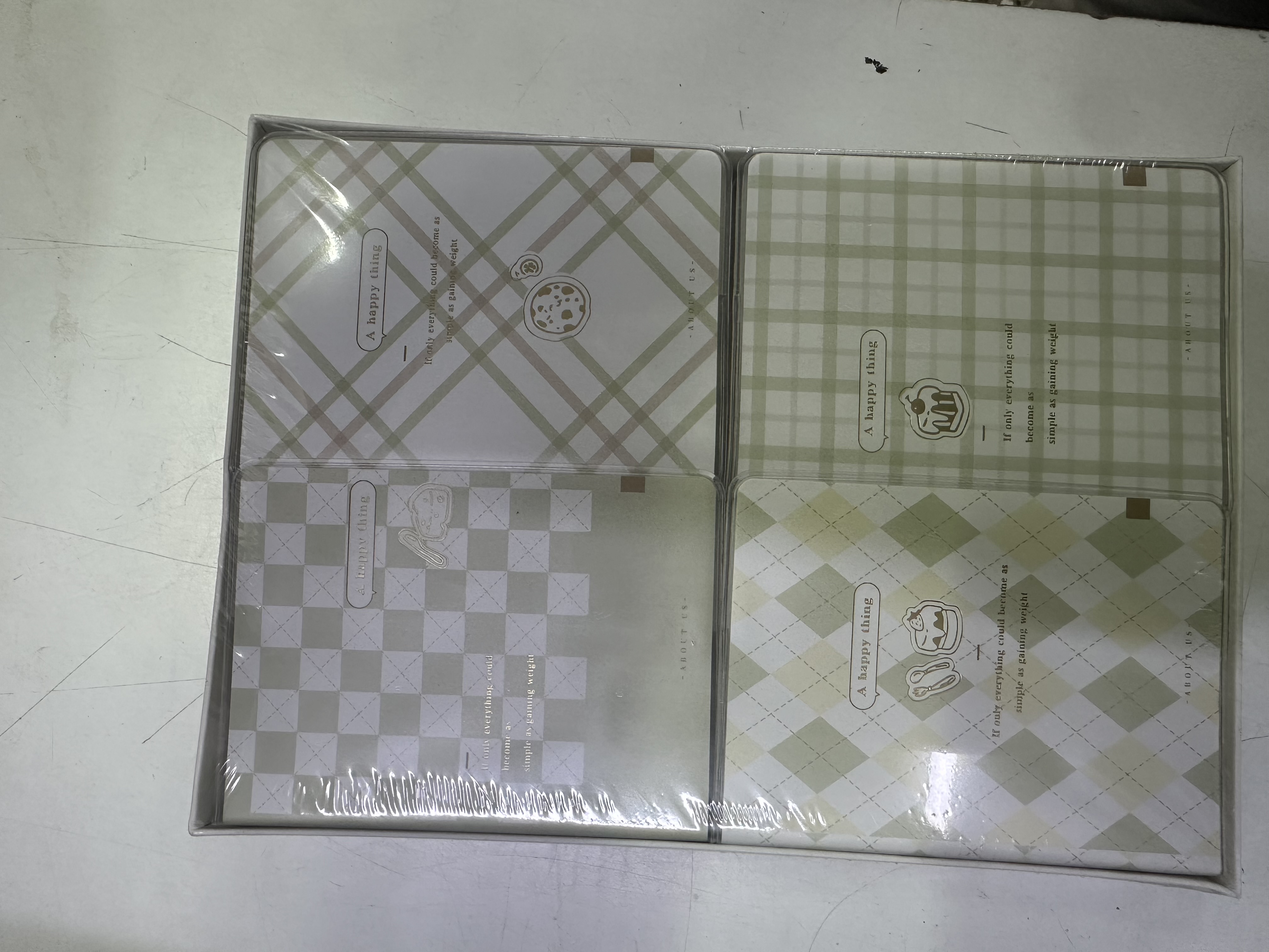 TRİX NOT DEFTER A7 EKOSE DESENLİ D-240 *20