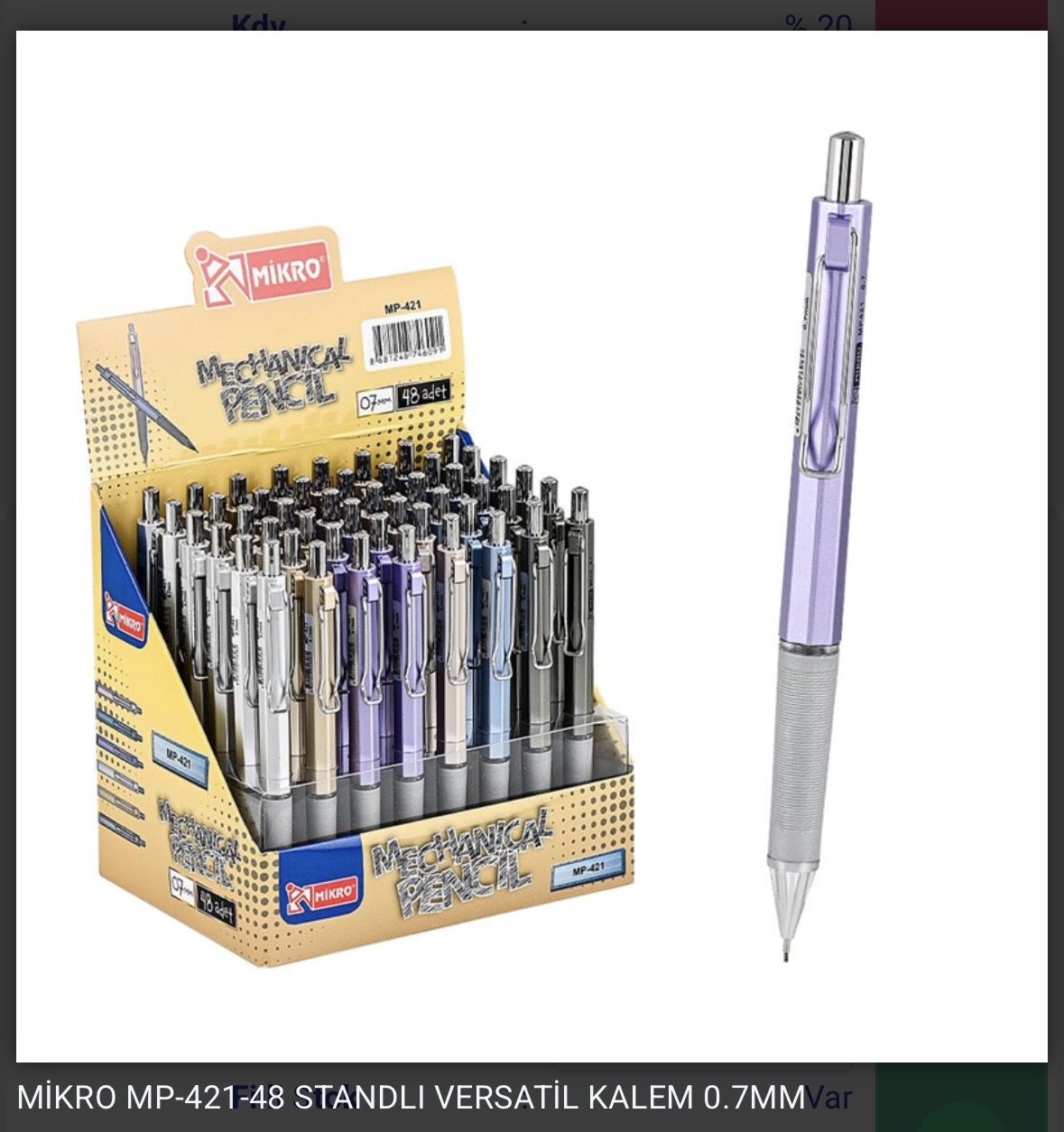 MİKRO VERSATİL KALEM MP-421 *48