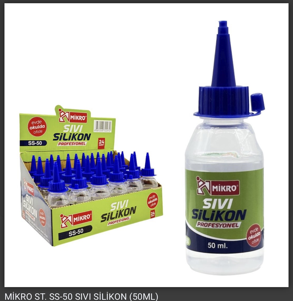 MİKRO SIVI SİLİKON 50 ML *24