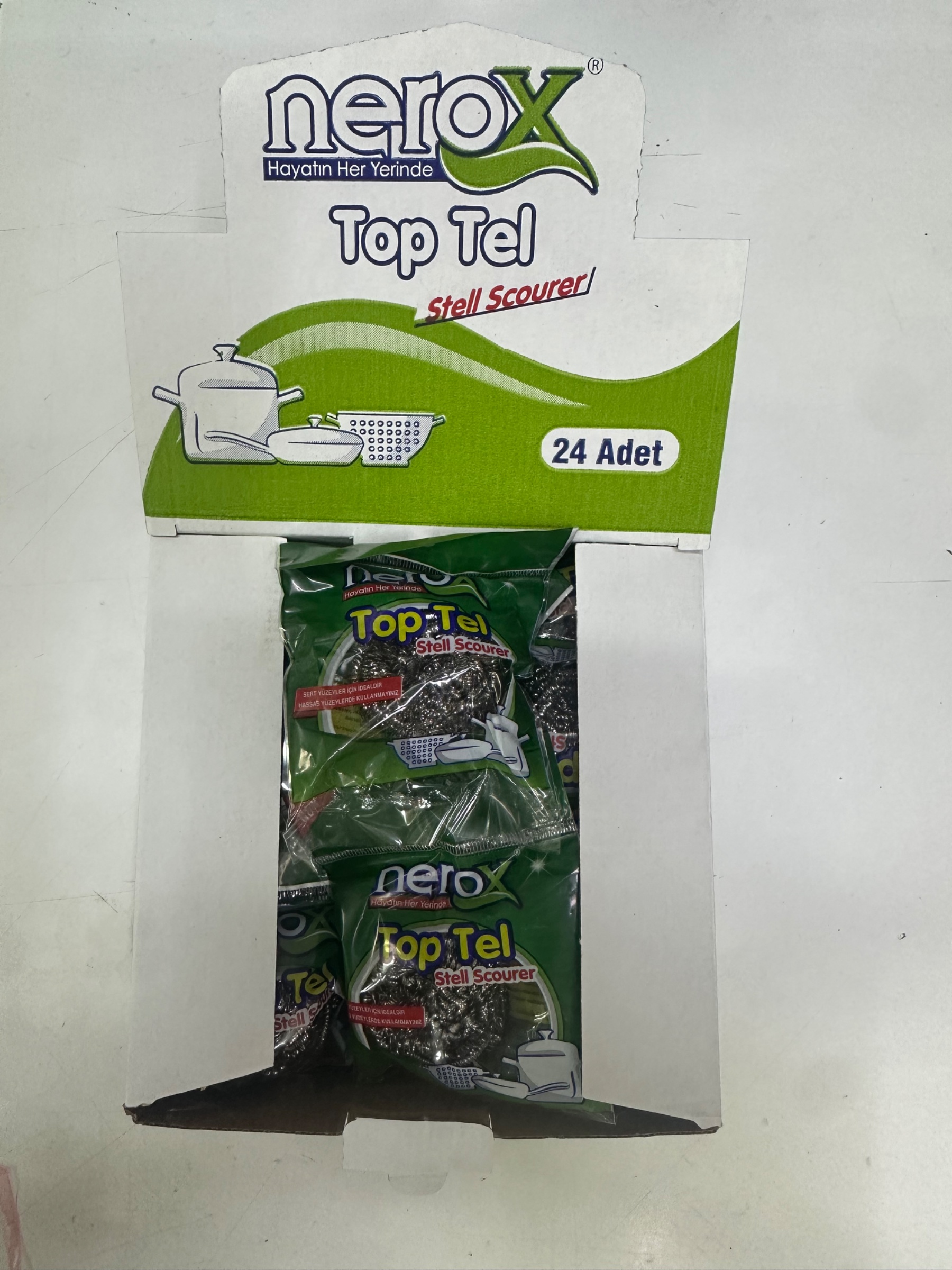 BULAŞIK TELİ NEROX TEKLİ 13GR NRX-F554 *24