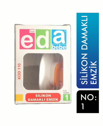 EDA BEBE SİLİKON DAMAKLI EMZİK NO1 *24