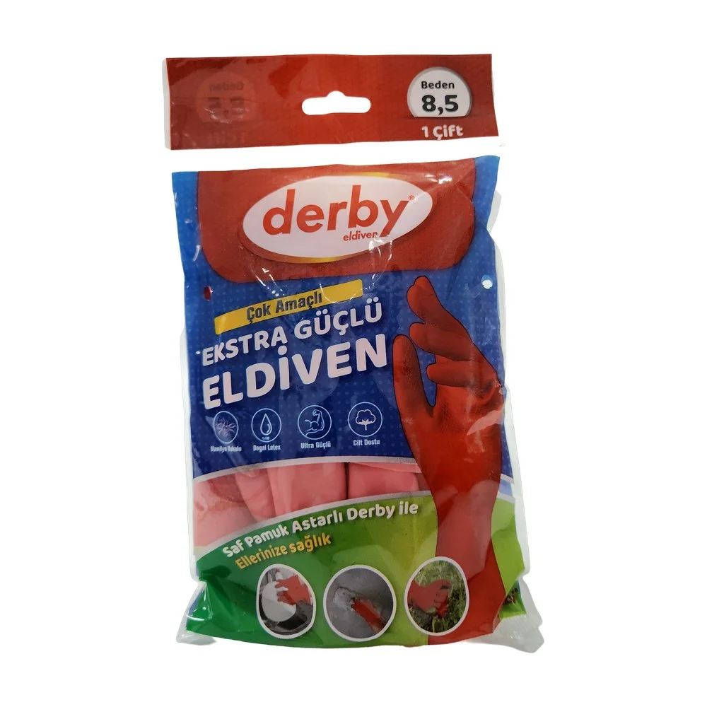 DERBY BULAŞIK ELDİVEN NO 8,5 *30