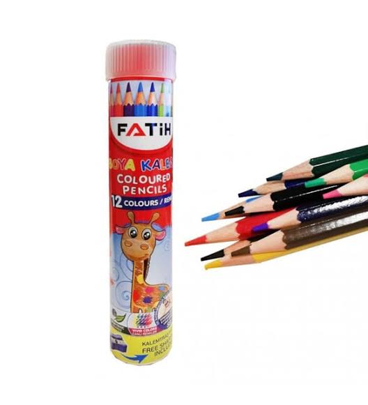 FATİH TÜP KURU BOYA 12 RENK *24