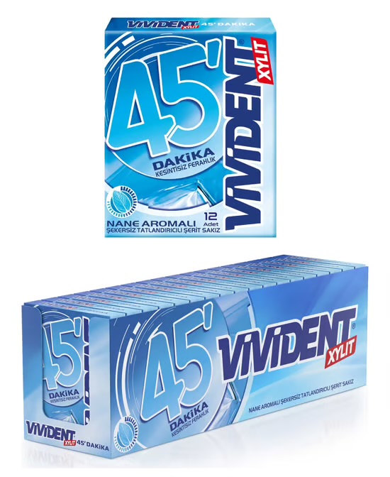 VİVİDENT XYLIT SAKIZ NANE *250