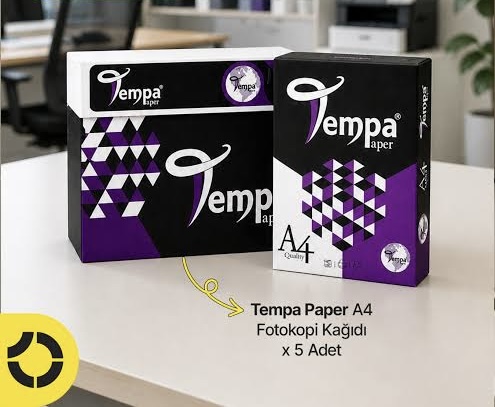 TEMPA A4 KAĞIT 80GR 500*5