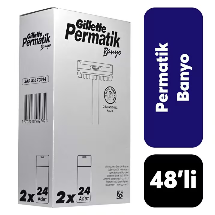 GİLLETTE PERMATİK BANYO *48