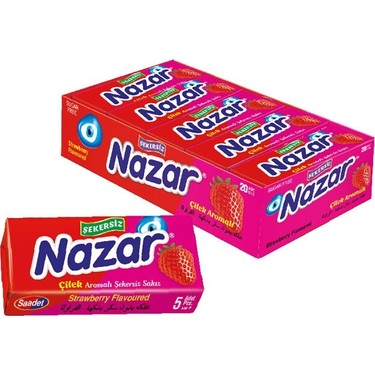 NAZAR 5Lİ SAKIZ ÇİLEK
