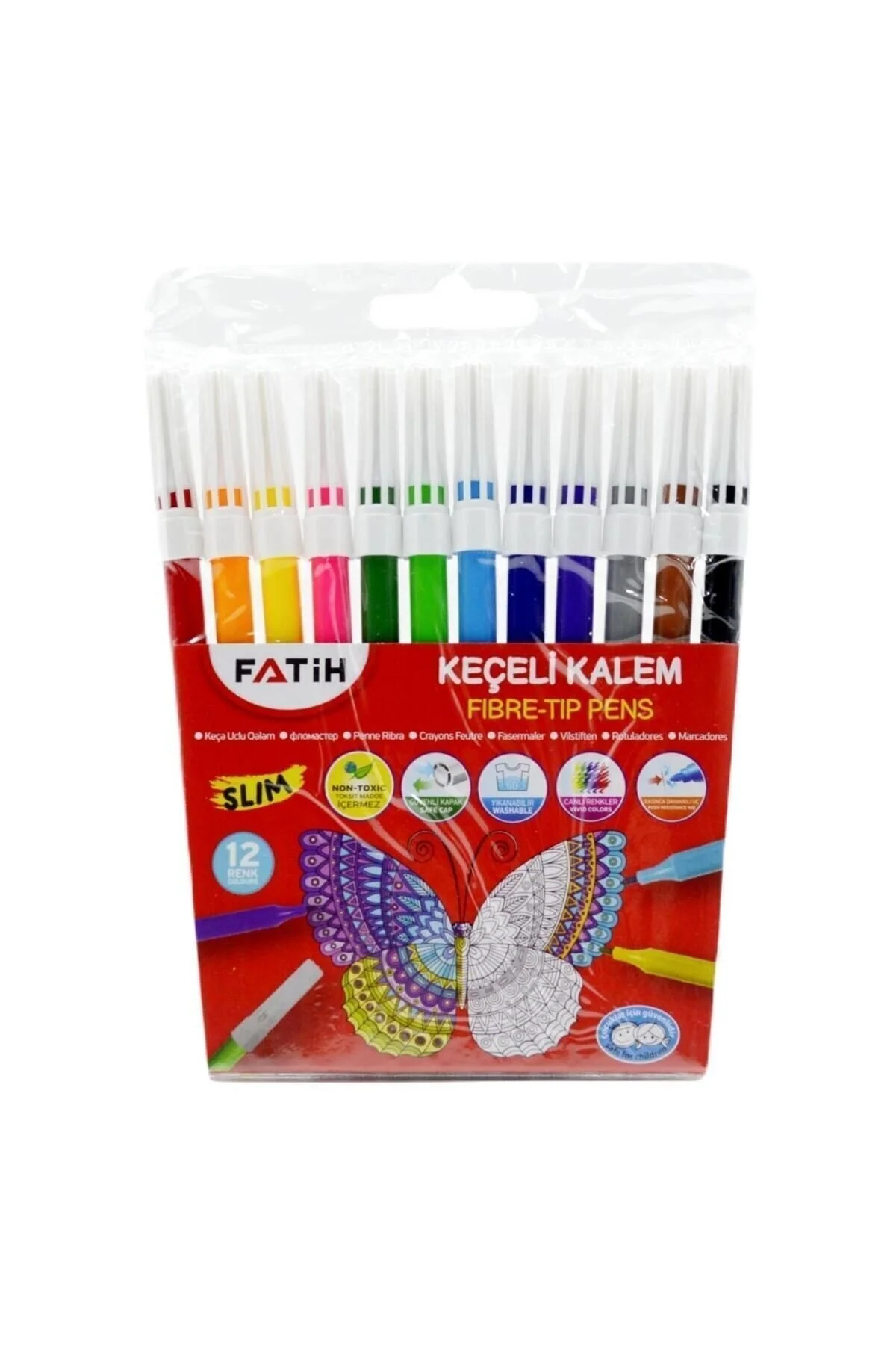 FATİH KEÇELİ KALEM 12 RENK *12