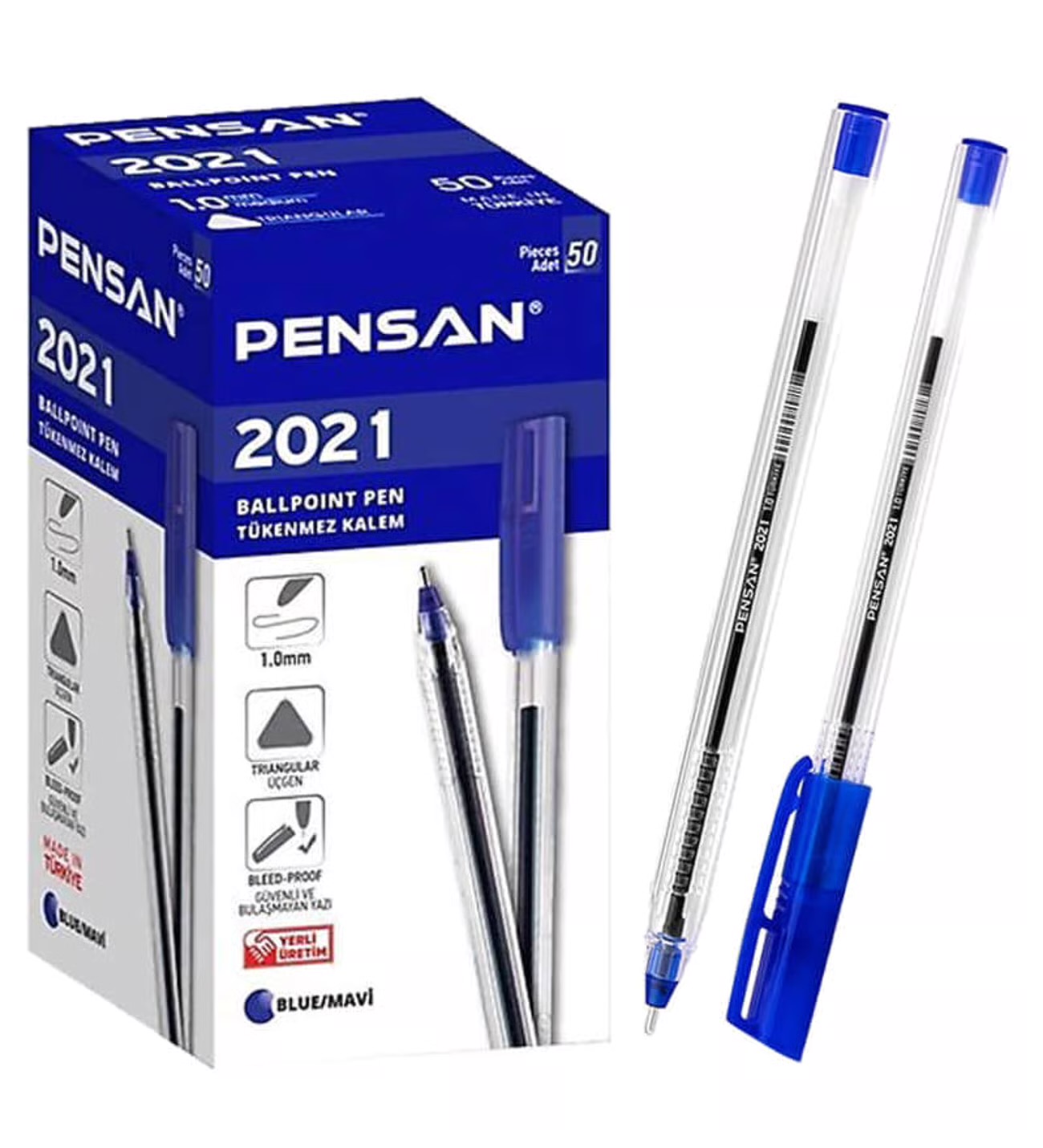 PENSAN TÜKENMEZ KALEM 2021 MAVİ *50