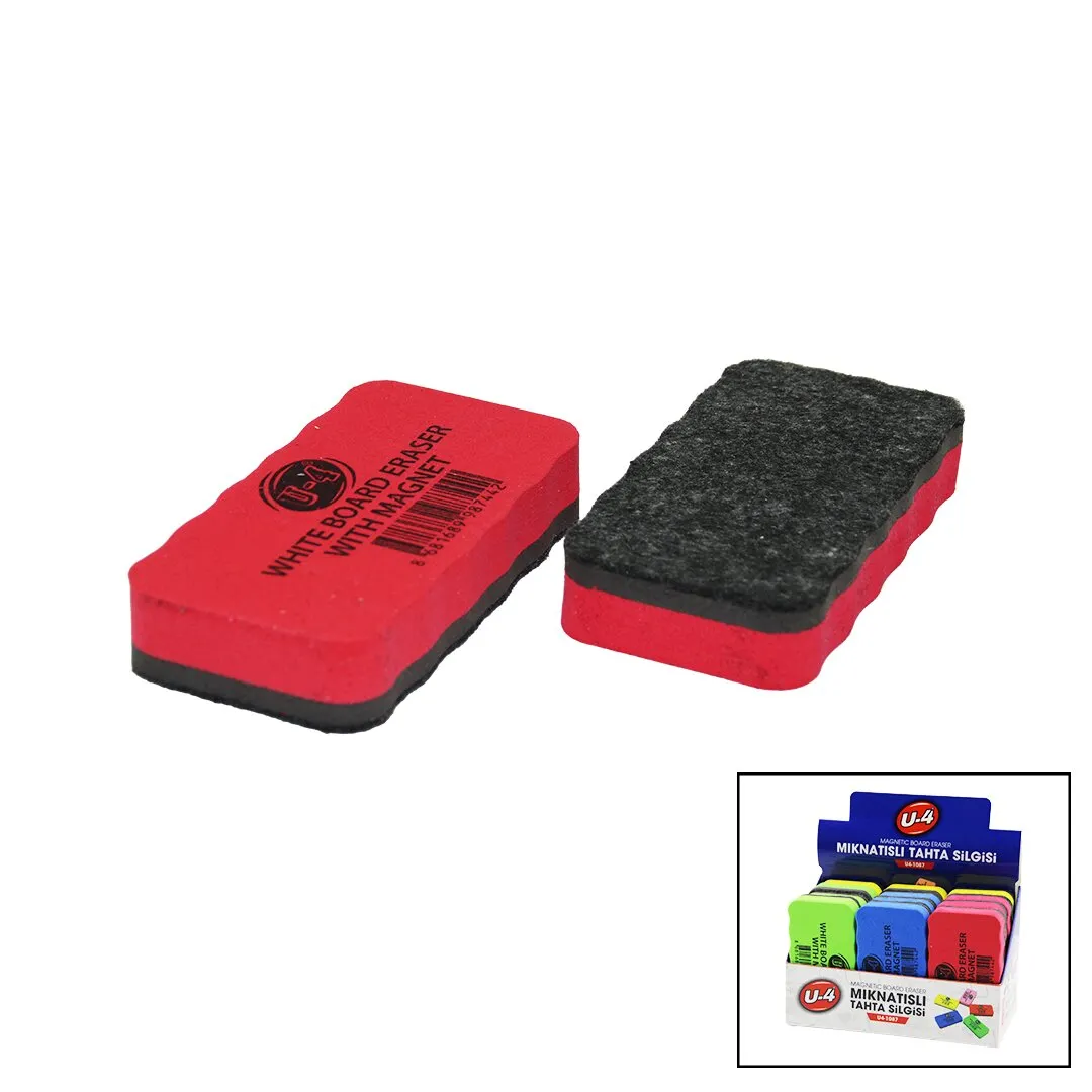 U-4 MIKNATISLI TAHTA SİLGİ *12