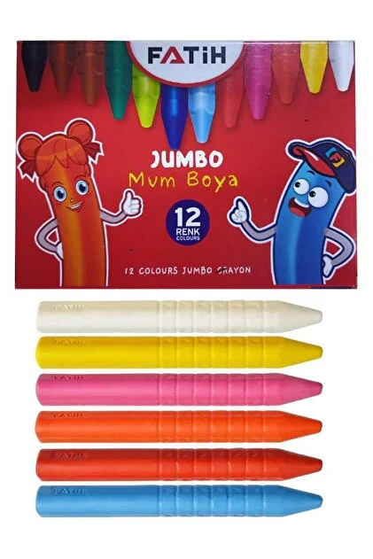 FATİH MUM BOYA JUMBO 12 RENK