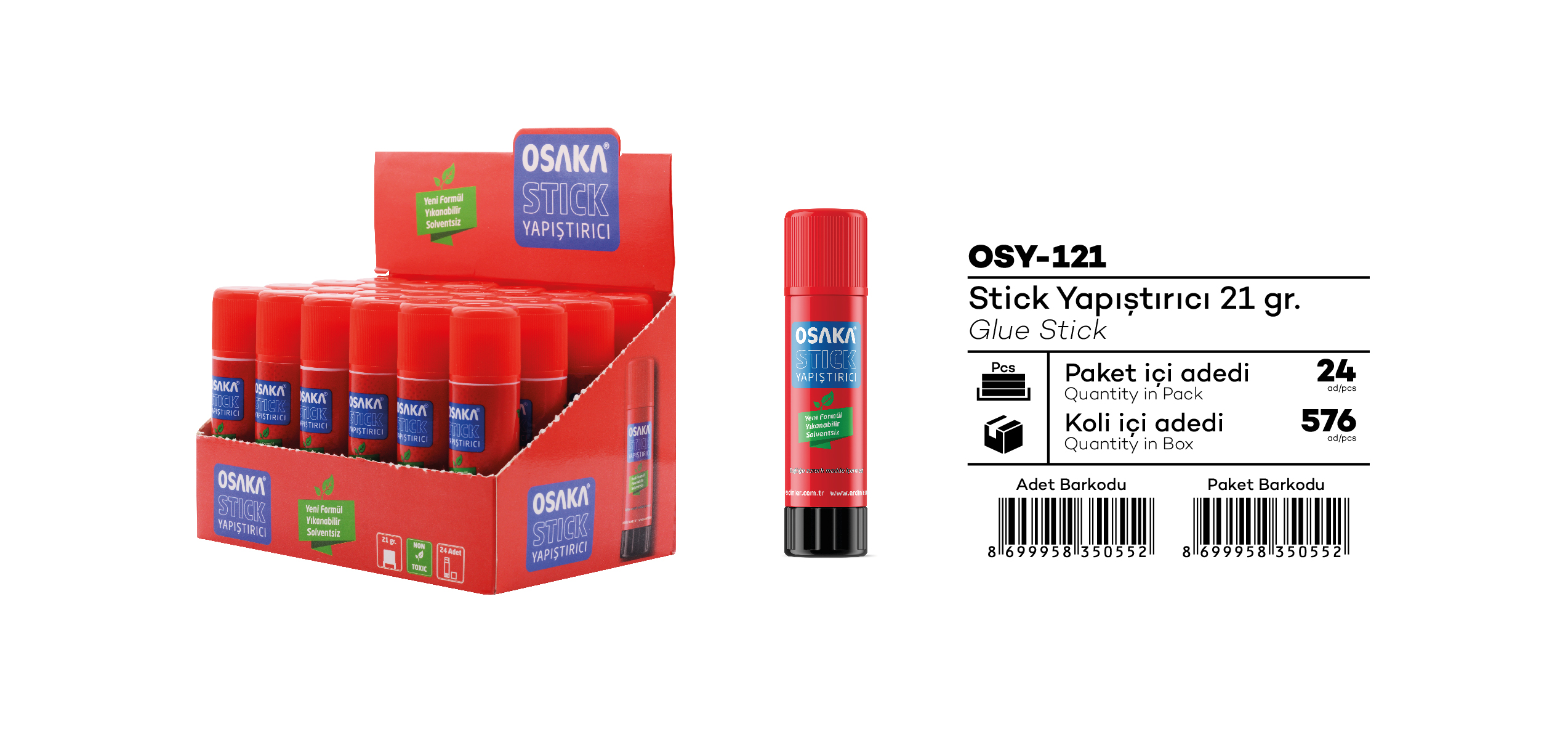 OSAKA STİCK YAPIŞTIRICI 21GR *24
