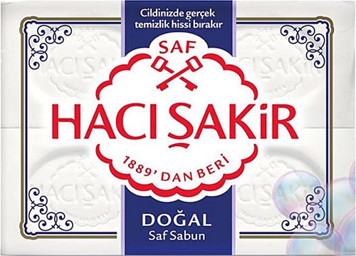 HACI ŞAKİR 600GR SABUN DOĞAL 4LÜ *15