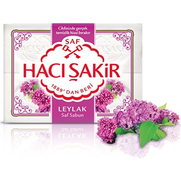 HACI ŞAKİR 600GR SABUN LEYLAK 4LÜ *15