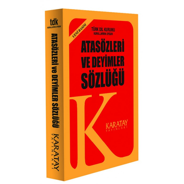 KARATAY PLS KAPAK ATASÖZLERİ SÖZLÜK
